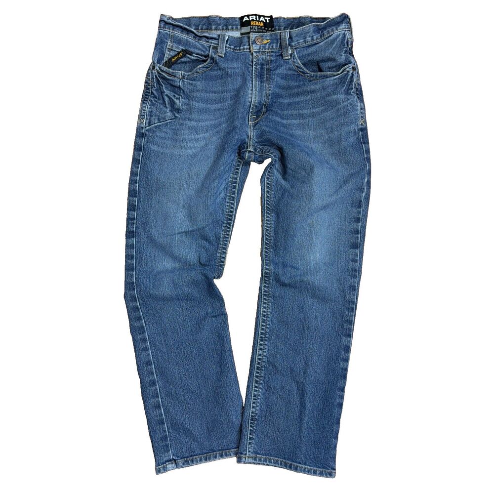 Ariat M4 Low Rise Boot Cut Jeans Men's Size 34x30 Medium Wash Excellent